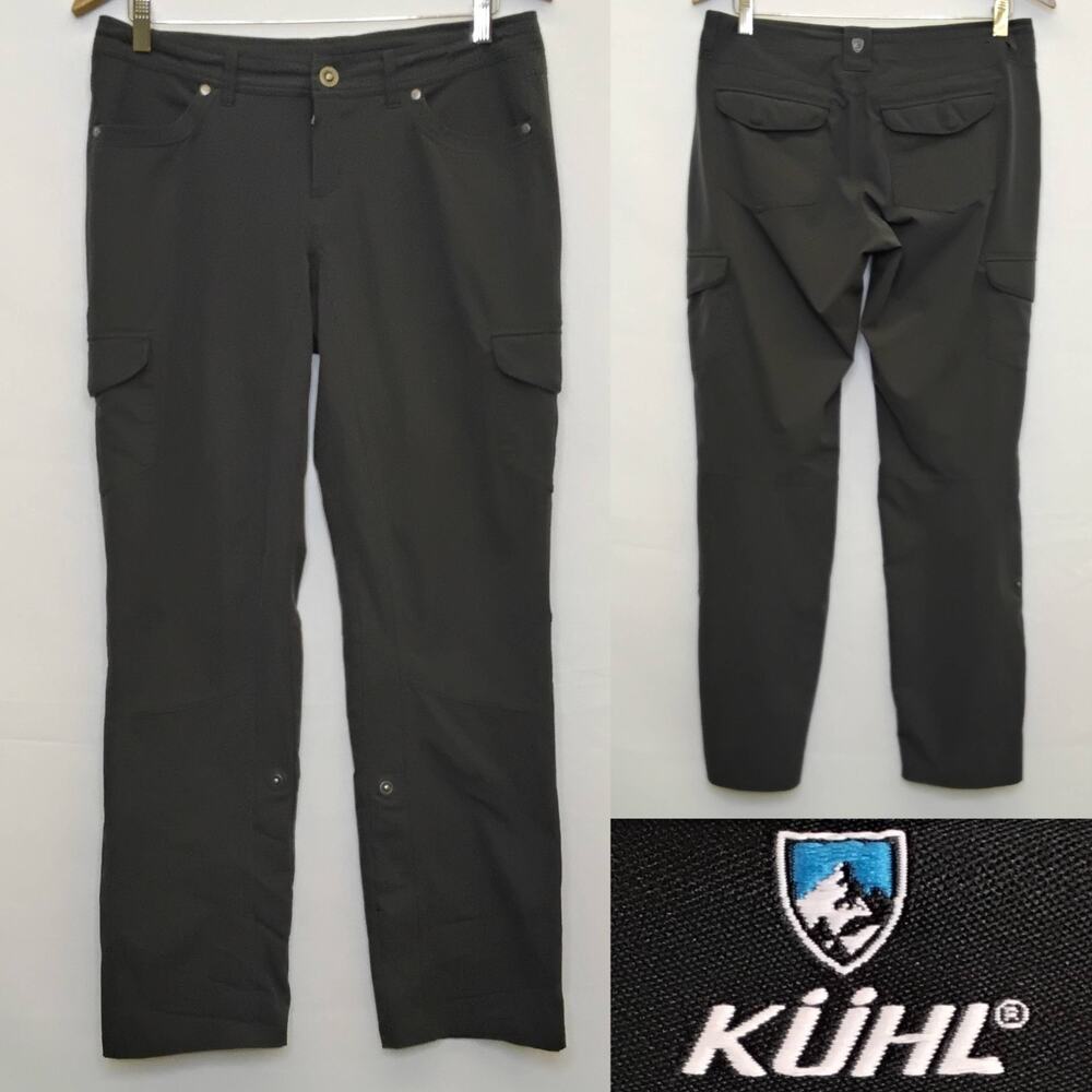 Kuhl Pants Women's 10 34x30 Charcoal Gray Lightweight Outdoors Activewear #J5613